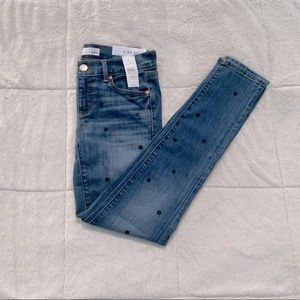 Loft polka dot jeans